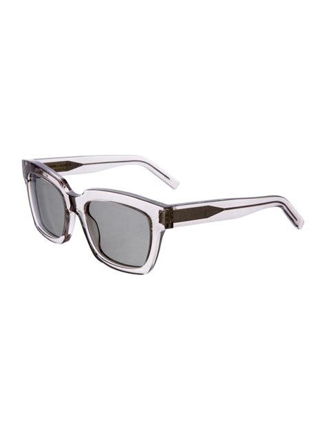 ysl white sunglasses replica|saint laurent clear sunglasses.